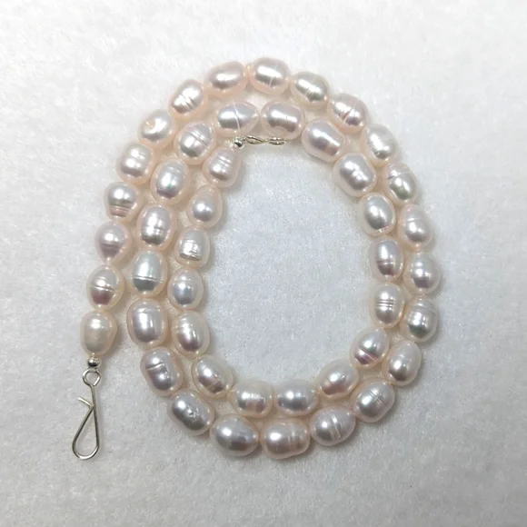 REAL - 9-10mm Baroque Pearl Necklace - Picture 6 of 11